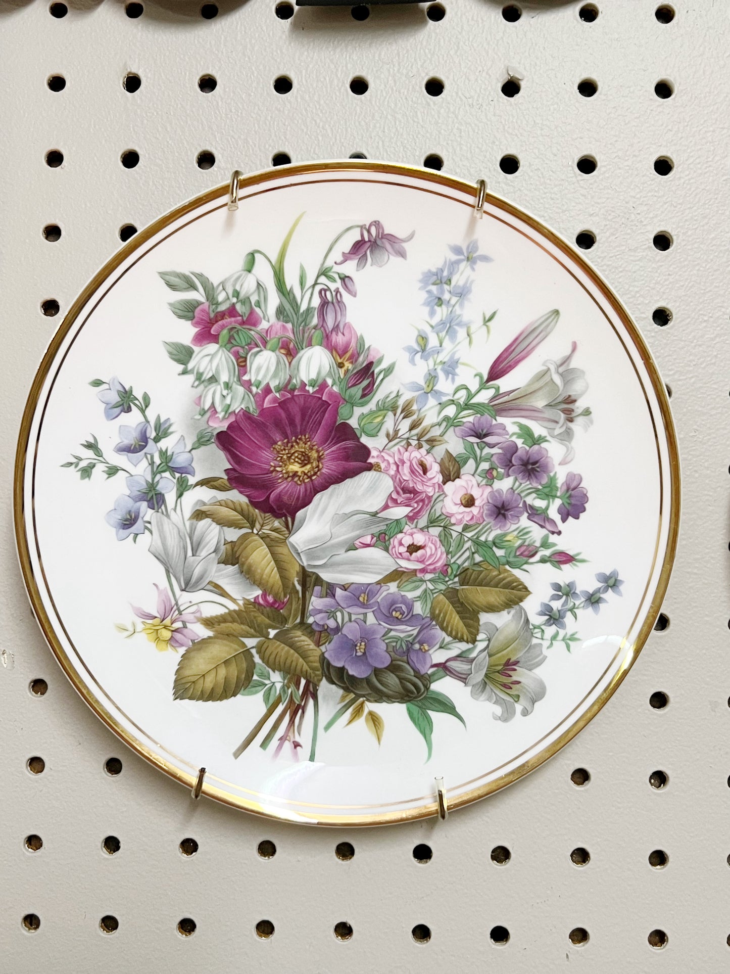 Edwardian Limoges Floral Plates - Set of 3