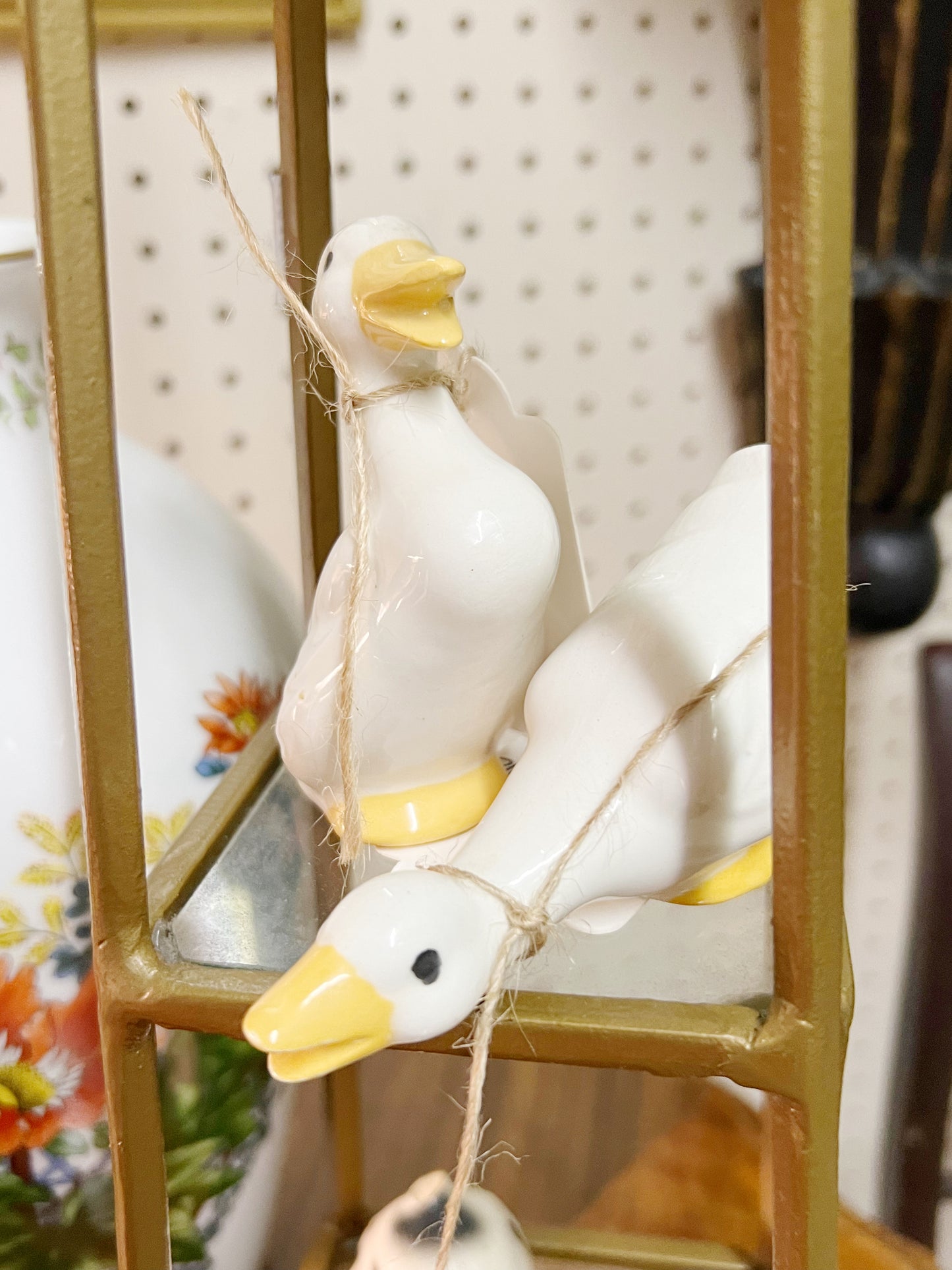 Pair of Vintage Ceramic Ducks