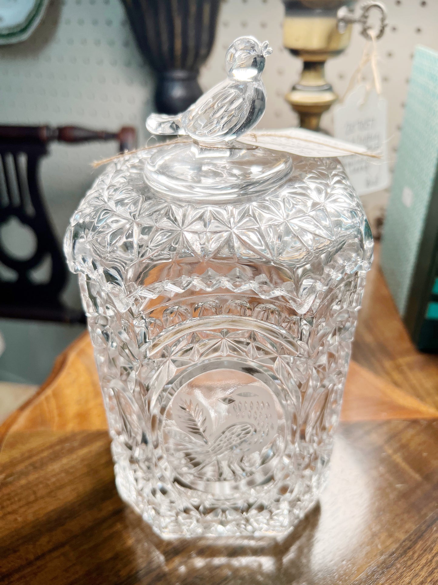 Hofbauer Byrdes Crystal Candy Dish