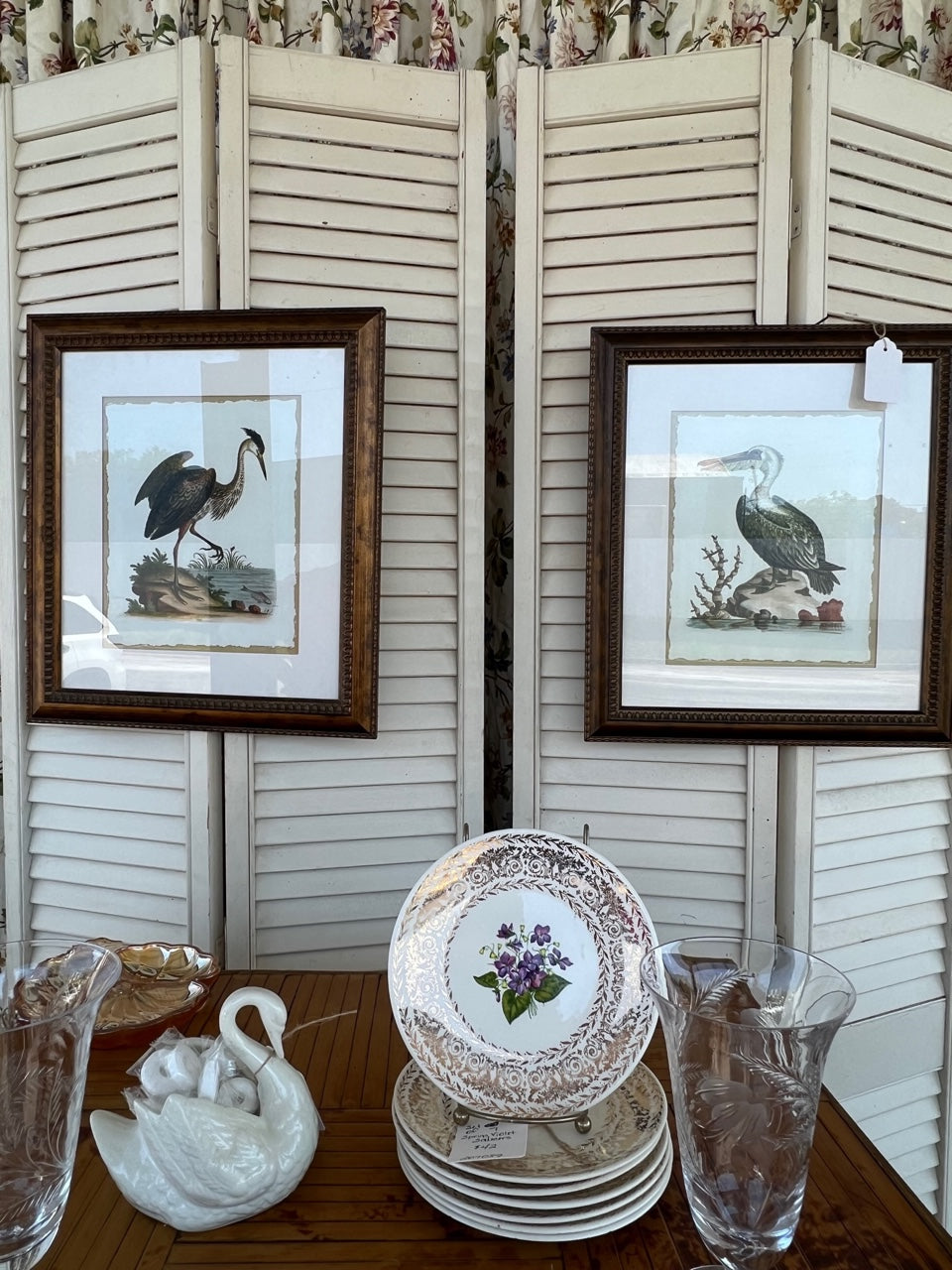 Framed Audubon Bird Prints - 16" x 18"